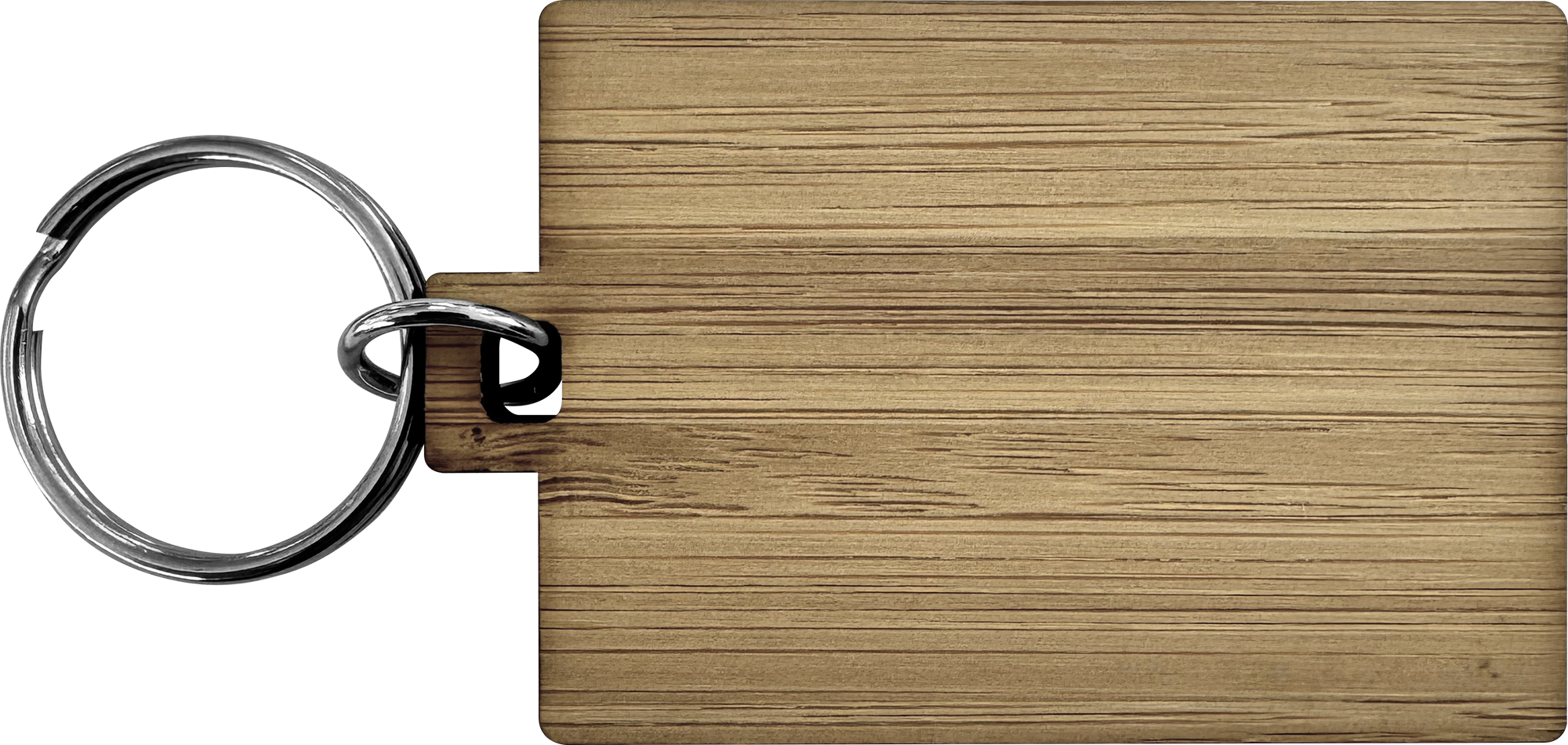 Picture of Bamboo keyring (Rectangle - Short)