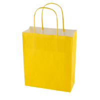 Paper bag (180 x 220 x 80mm) X201611_006 (Yellow)