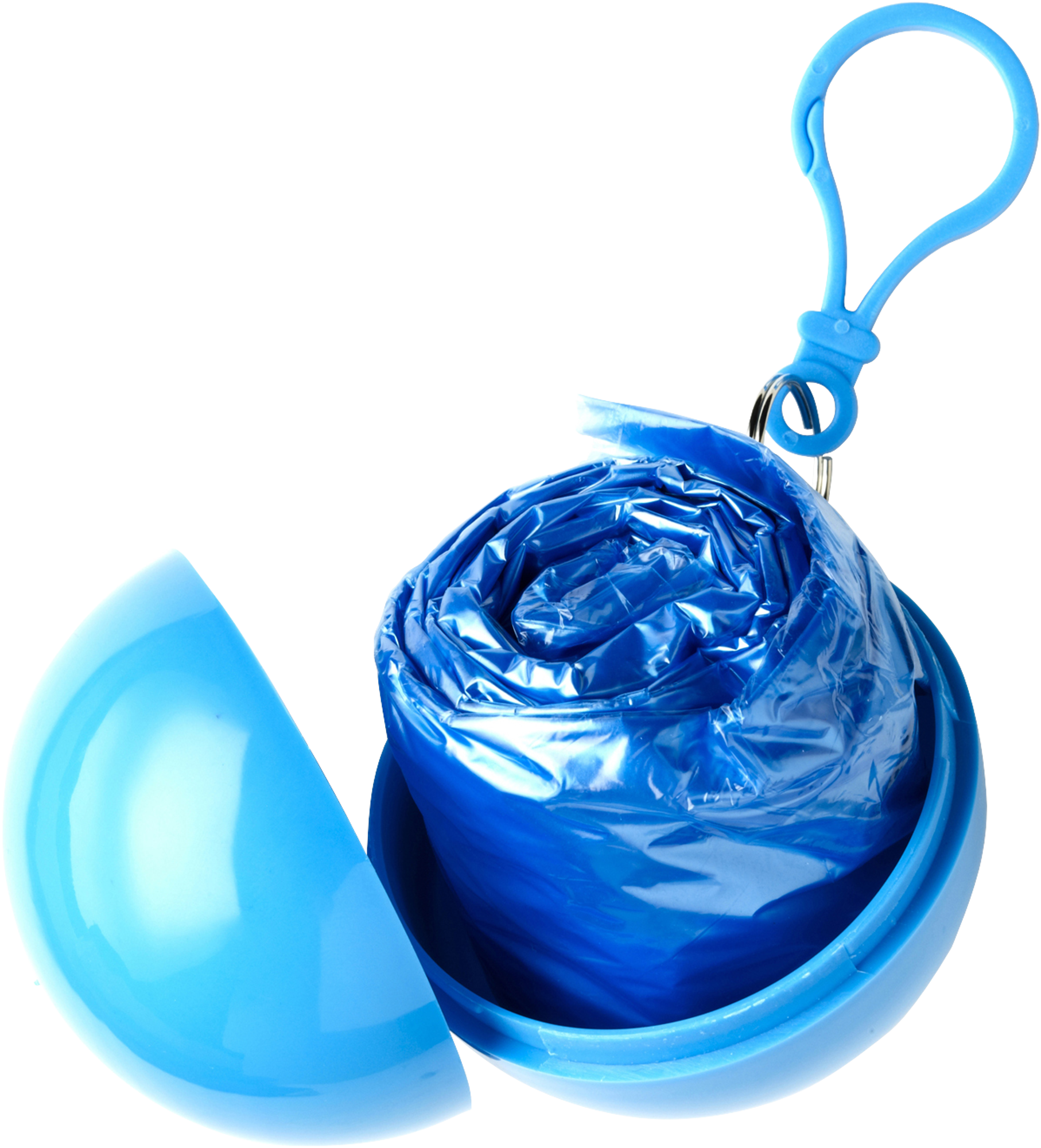 Picture of Poncho in a plastic ball