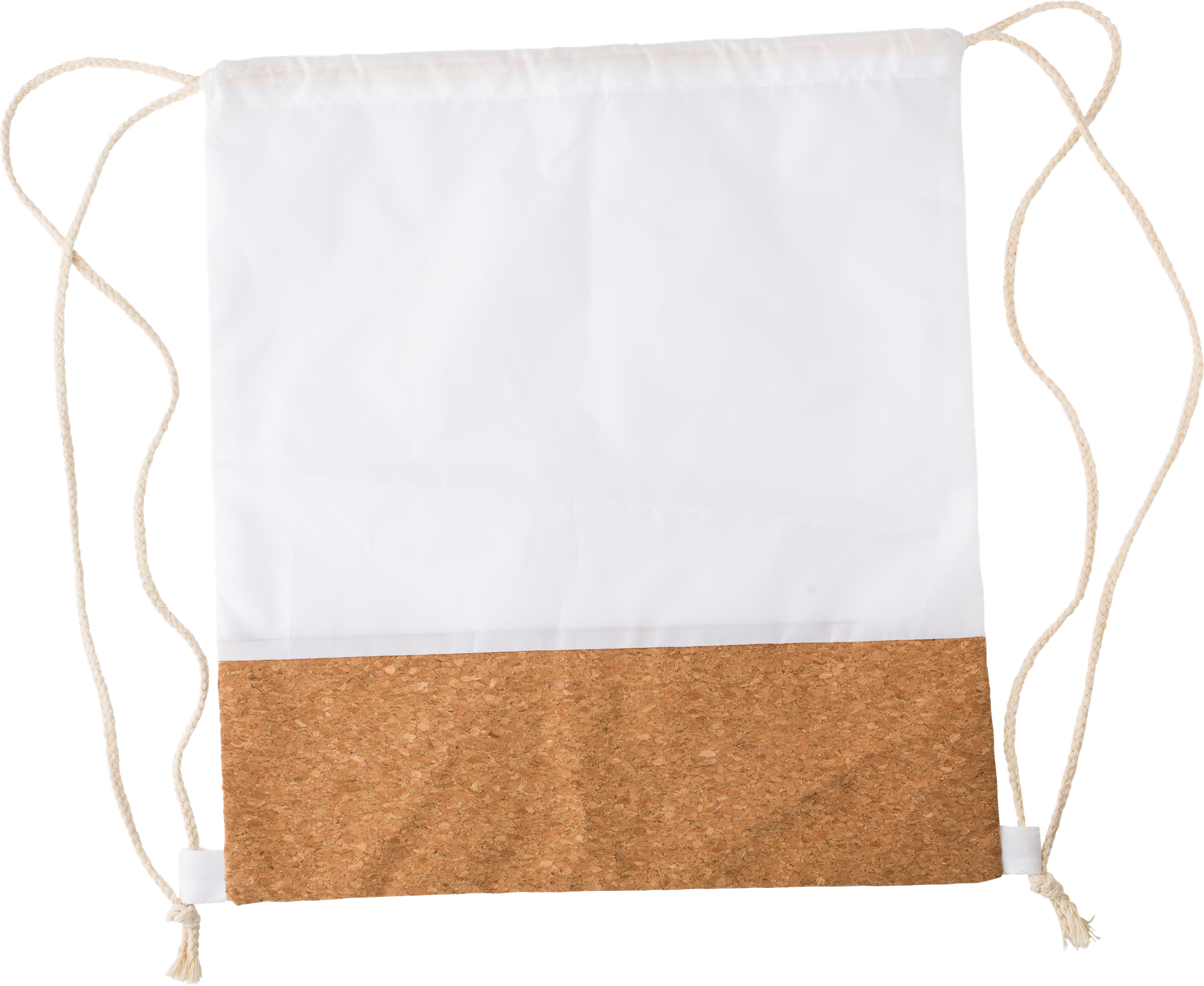Picture of RPET and cork drawstring bag