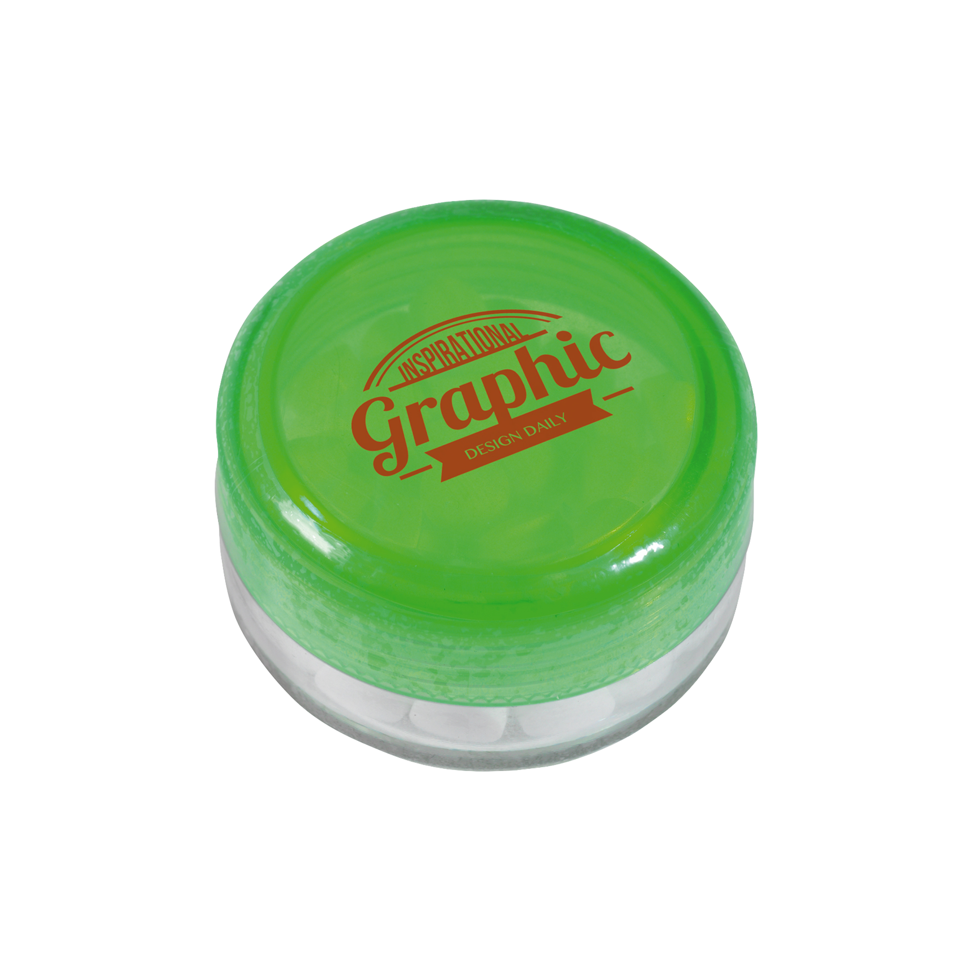 Picture of Round pot with sugar free mints