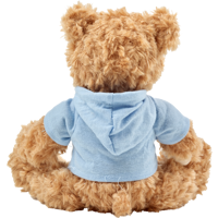 Plush teddy bear with hoodie 8182_018 (Light blue)