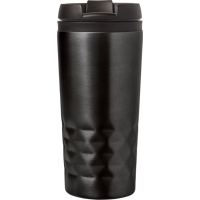 Stainless steel double walled travel mug (300ml) 8240_001 (Black)