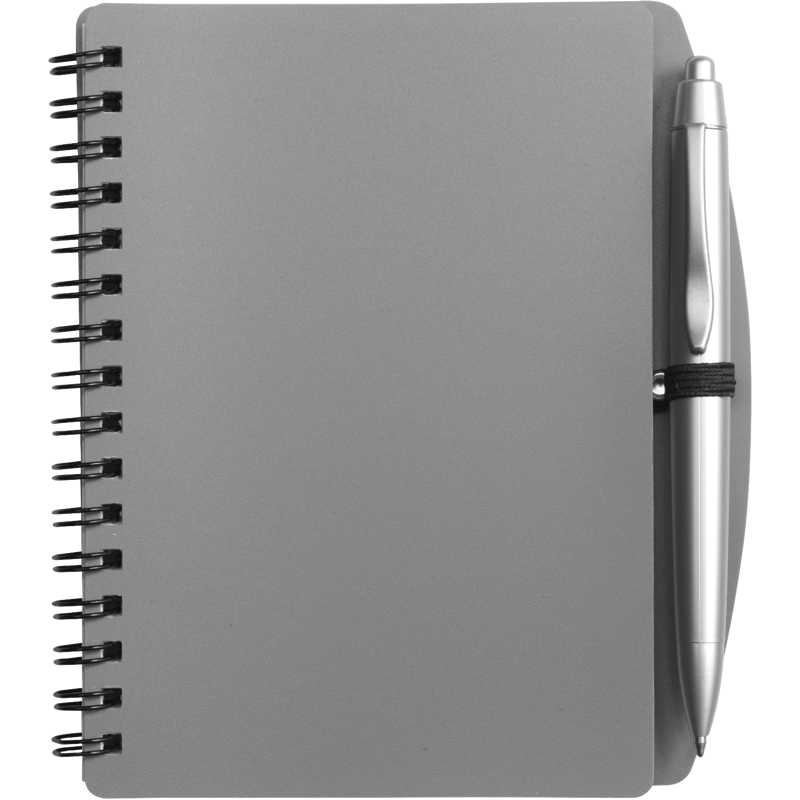 Notebook with ballpen (approx. A6) 5139_003 (Grey)
