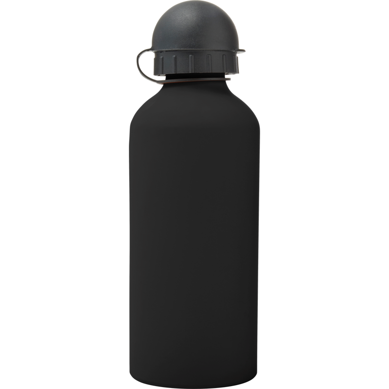 Aluminium single walled water bottle (600ml) 8567_001 (Black)