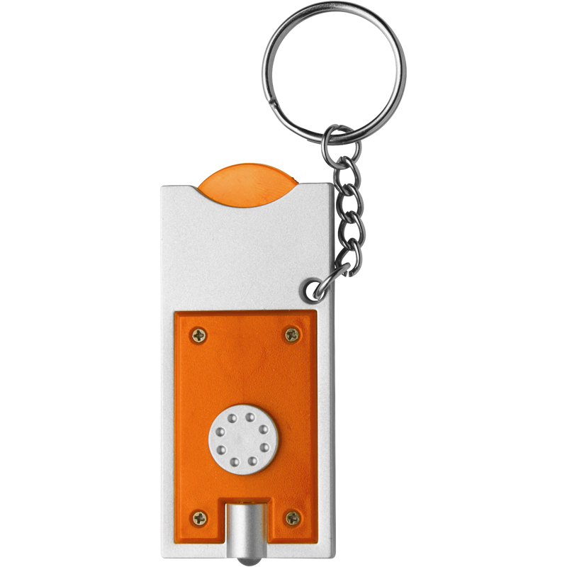 Key holder with coin 1987_007 (Orange)
