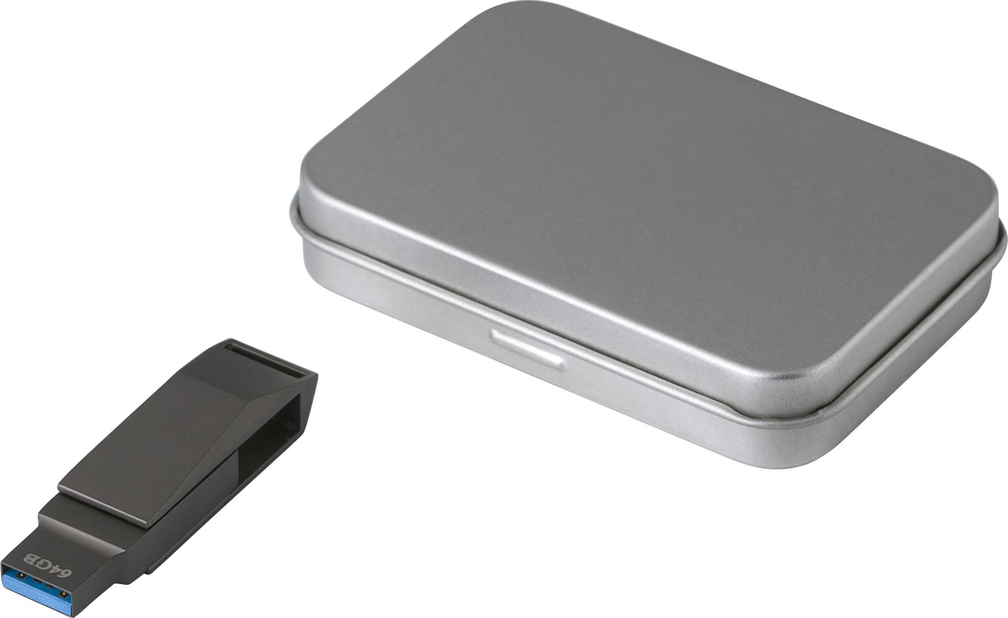 Picture of USB stick with metal case