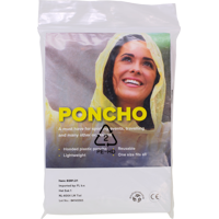Biodegradable poncho 8281_021 (Neutral)