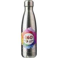 Stainless steel single walled bottle (650ml) 8528_032 (Silver)