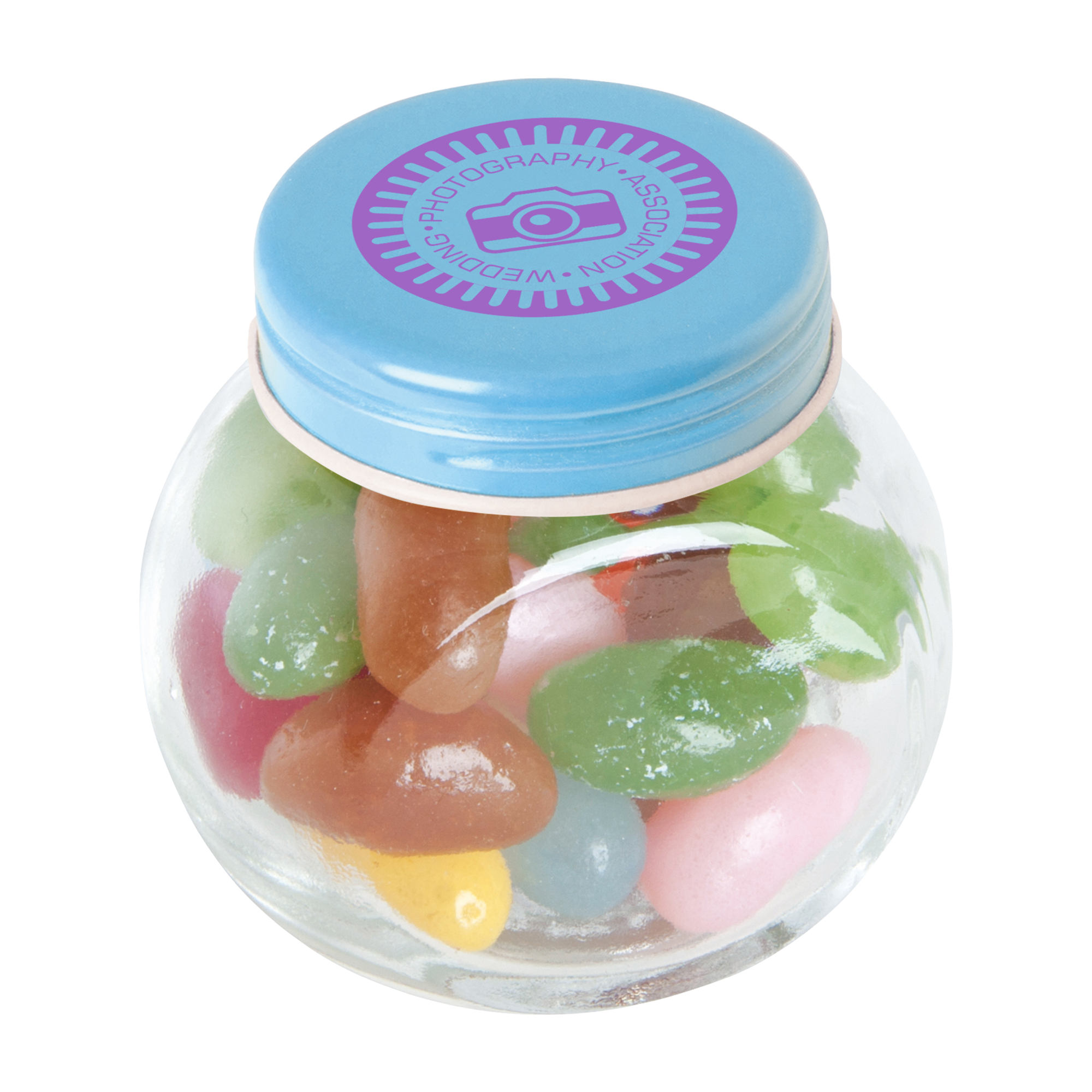 Picture of Small glass jar with jelly beans