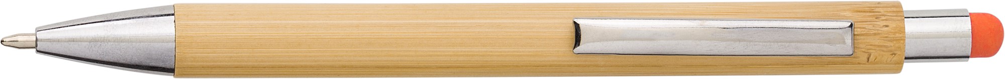 Picture of Bamboo and plastic ballpen