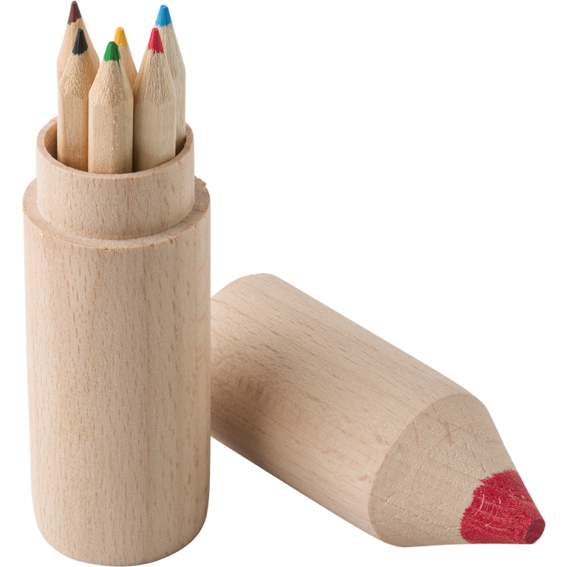 Pencil holder (6pc) 2786_011 (Brown)