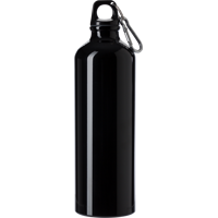 Aluminium single walled bottle (750ml) 8695_001 (Black)