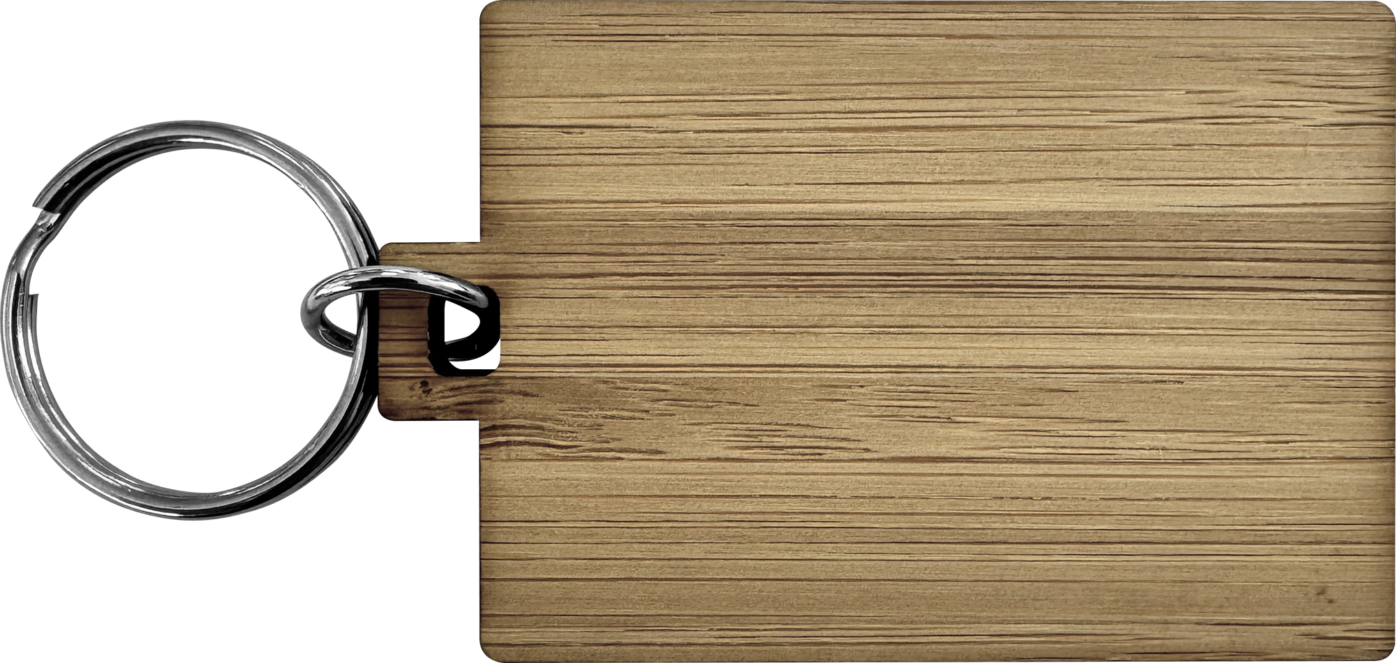 Picture of Bamboo keyring (Rectangle - Short)