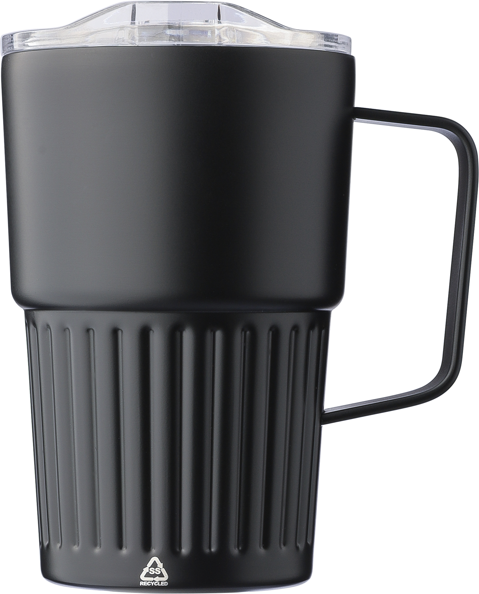 Picture of Recycled stainless steel double walled travel mug (450ml)