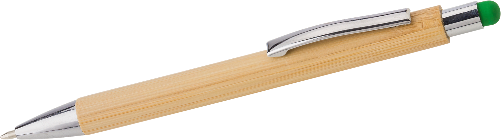 Picture of Bamboo and plastic ballpen