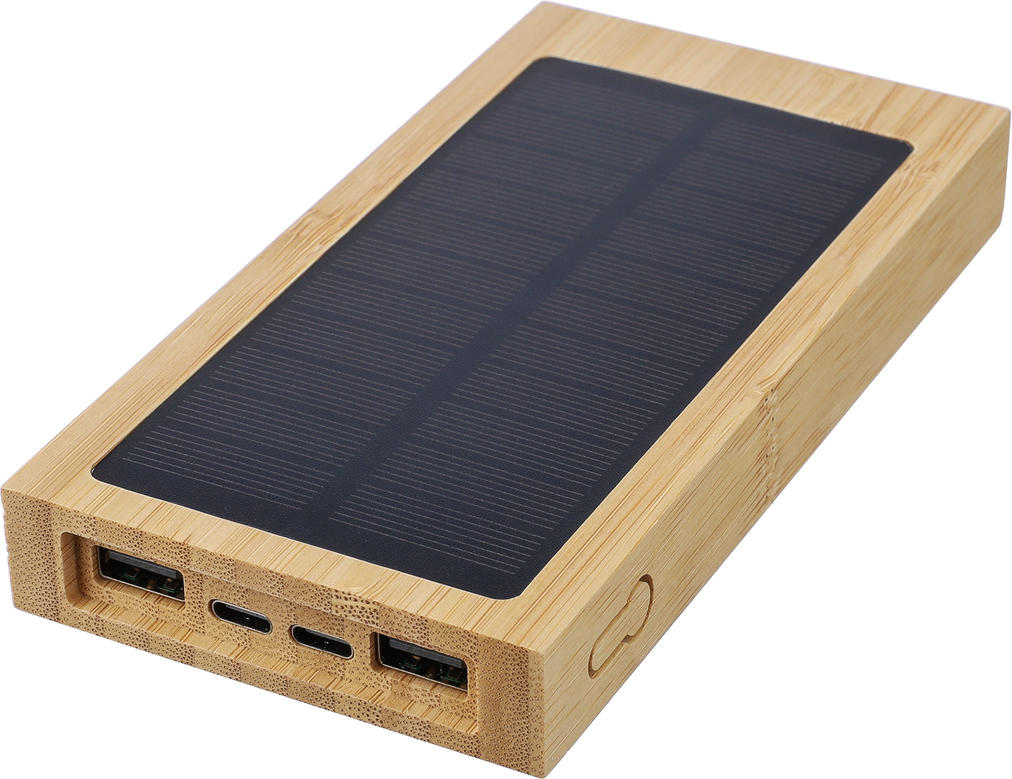Picture of Bamboo solar power bank (10000 mAh)