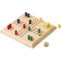 Wooden ludo game 736608_011 (Brown)