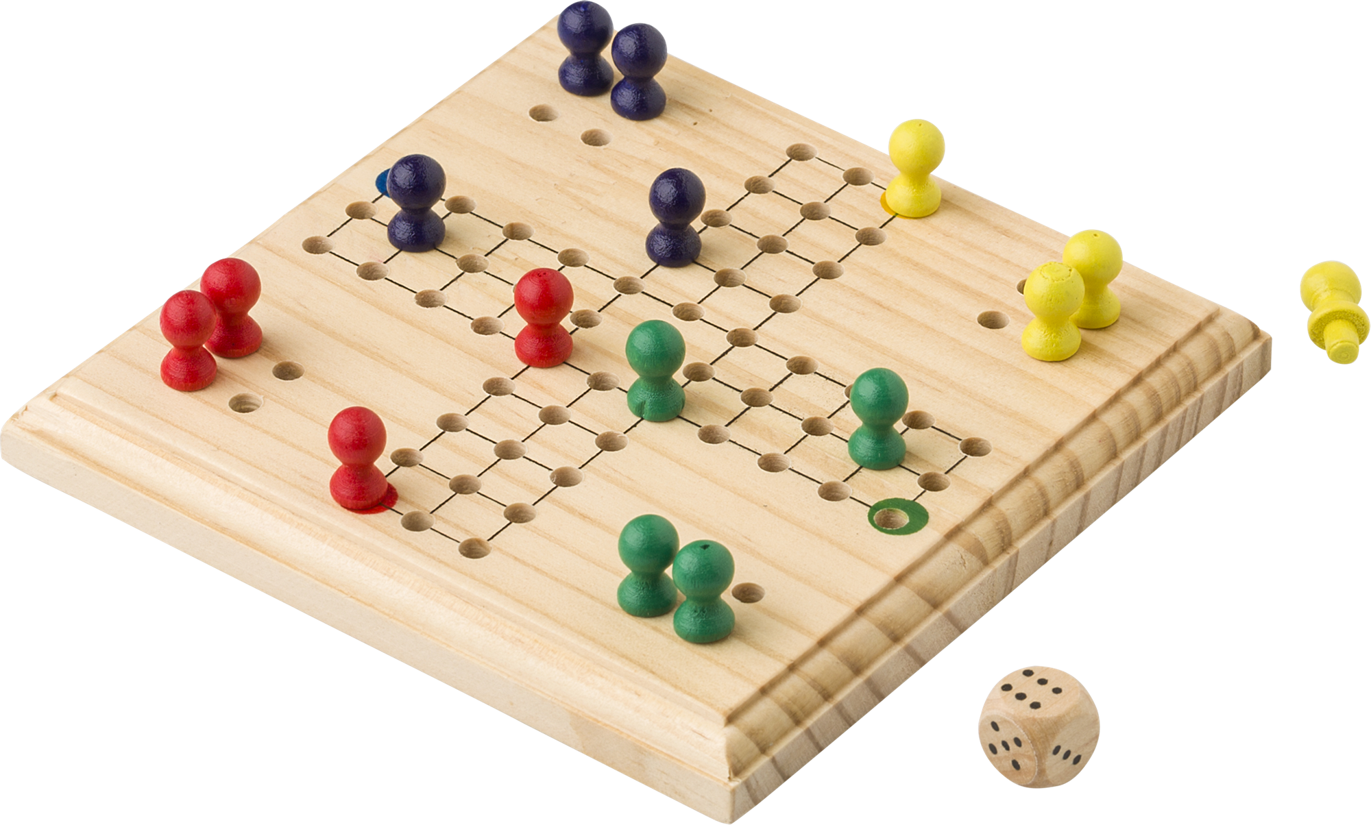 Picture of Wooden ludo game