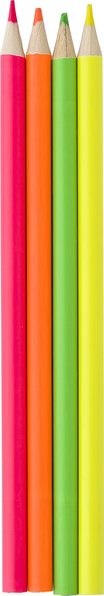 Picture of Coloured highlighter pencil set (4pc)