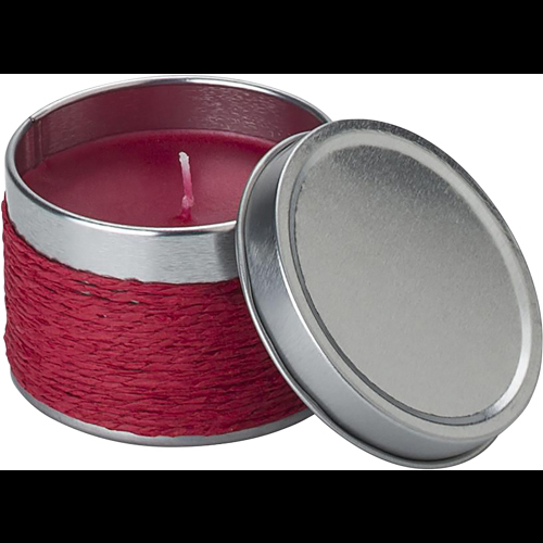 Fragranced candle in a tin