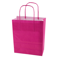 Paper bag (180 x 220 x 80mm) X201611_017 (Pink)