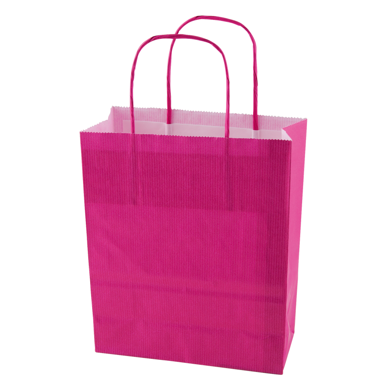 Paper bag (180 x 220 x 80mm) X201611_017 (Pink)