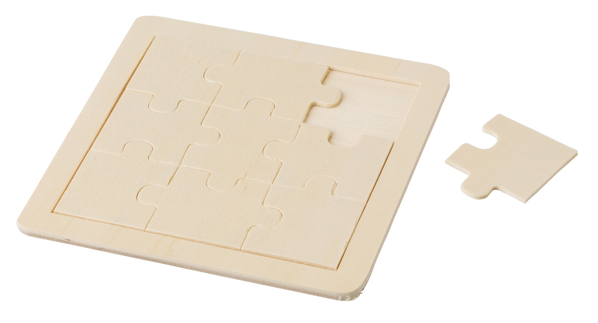 Picture of Wooden nine piece puzzle