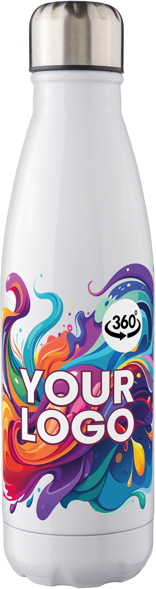 Picture of Recycled stainless steel single walled bottle (650ml)