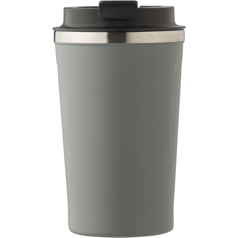 Stainless steel double walled mug (380ml) 668115_003 (Grey)