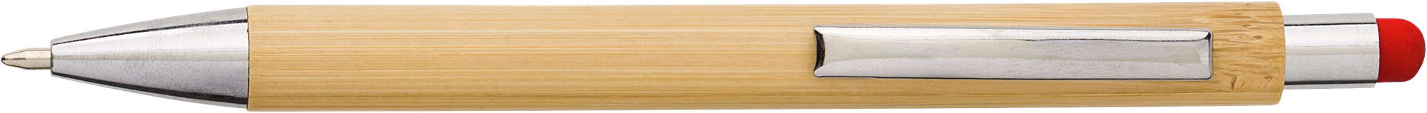Picture of Bamboo and plastic ballpen