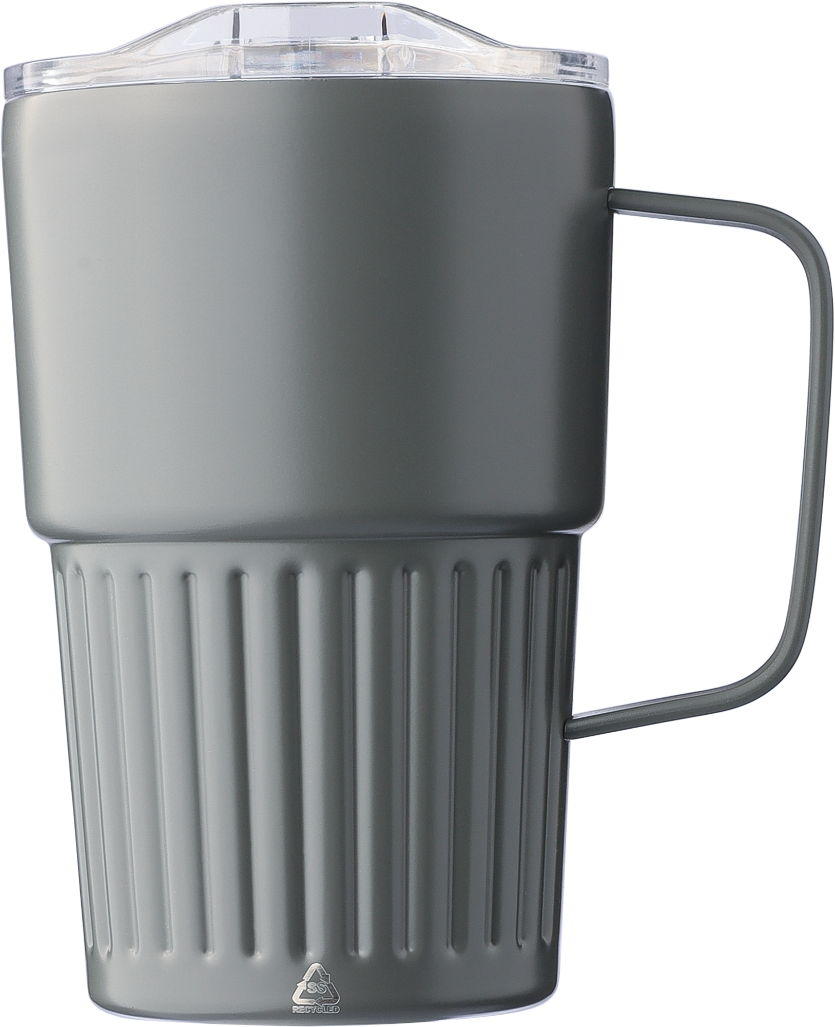 Picture of Recycled stainless steel double walled travel mug (450ml)