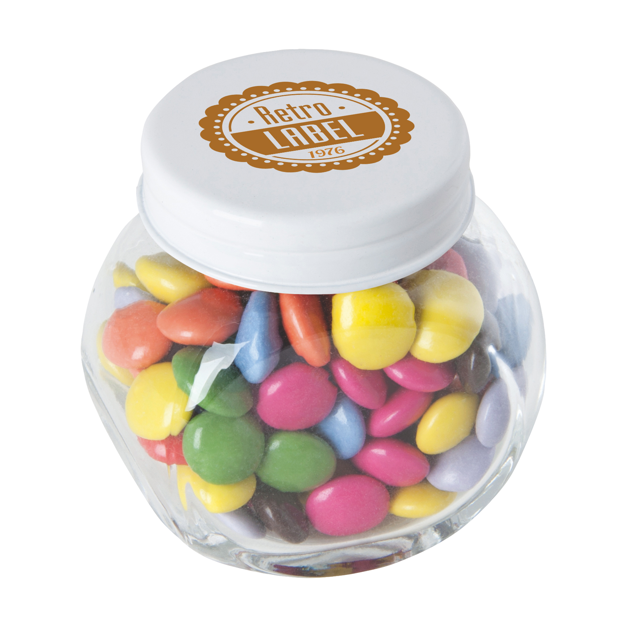 Picture of Small glass jar with choco's