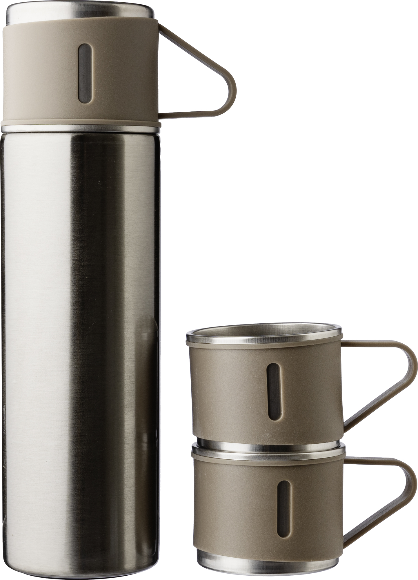 Picture of Stainless steel bottle & cup set
