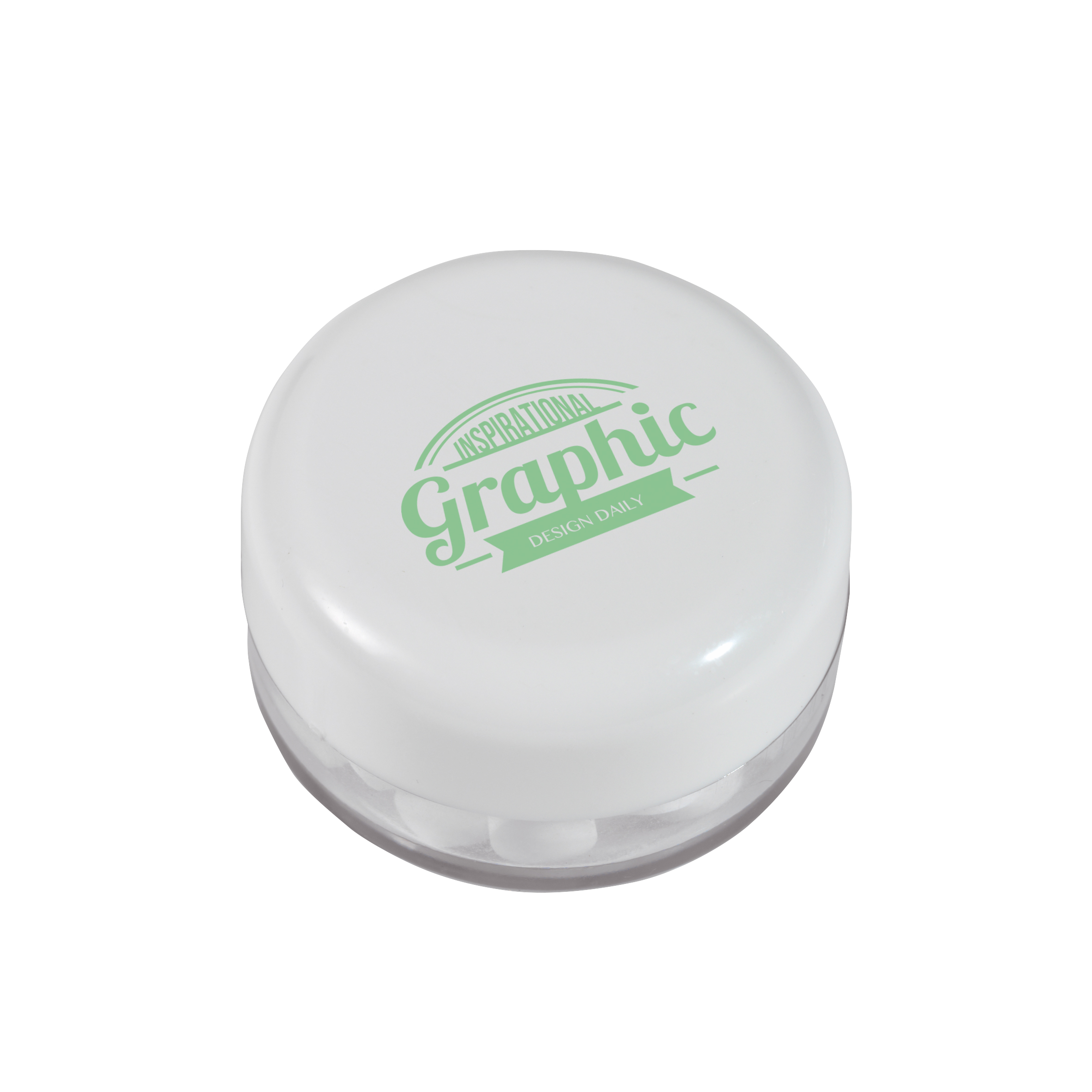 Picture of Round pot with sugar free mints