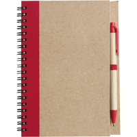 Notebook with ballpen 2715_008 (Red)