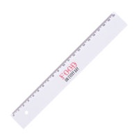 Plastic ruler (20cm) X816201_002 (White)