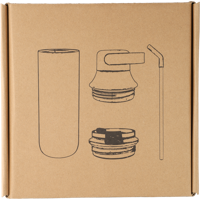 Stainless steel double walled bottle (500ml) 1274051_001 (Black)