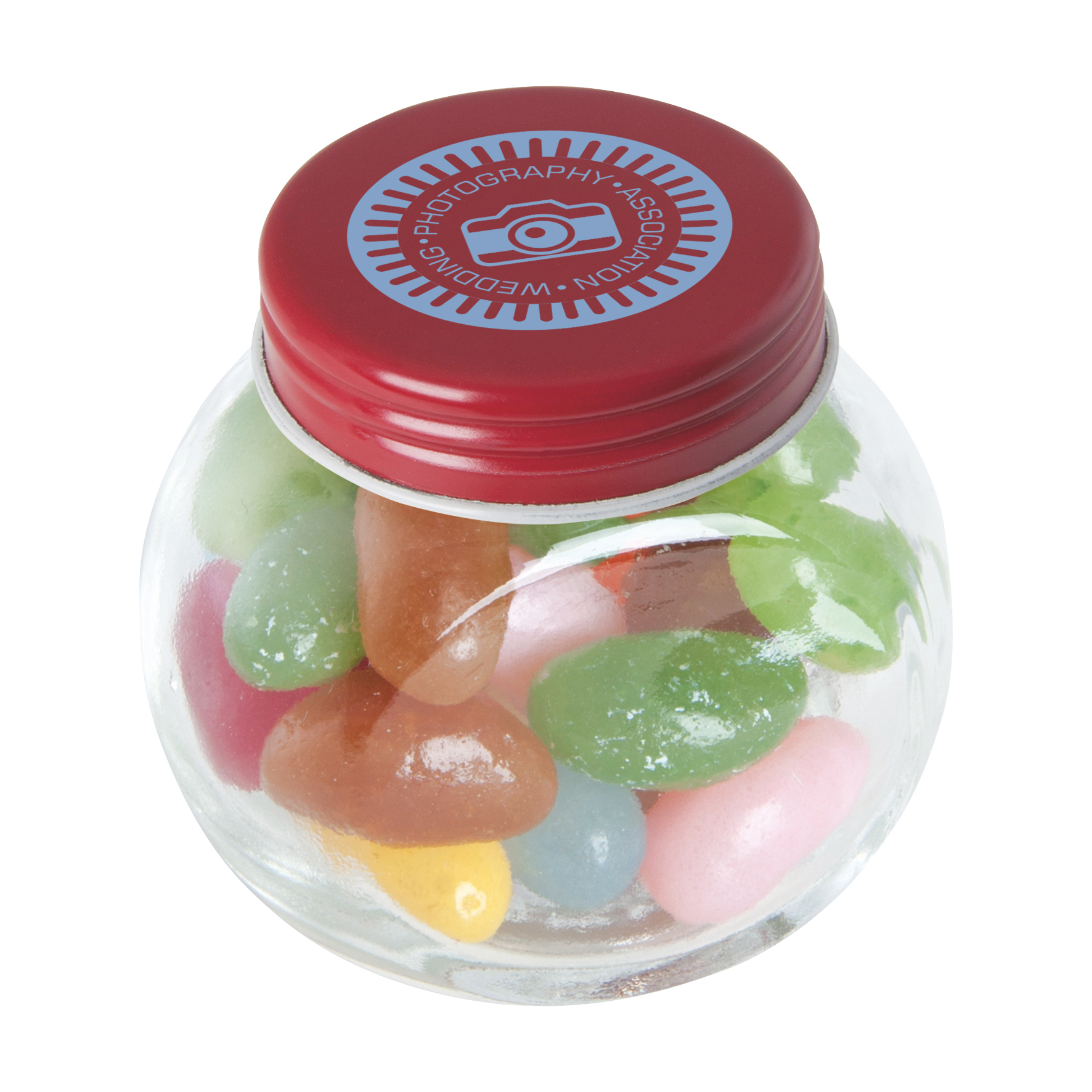 Picture of Small glass jar with jelly beans