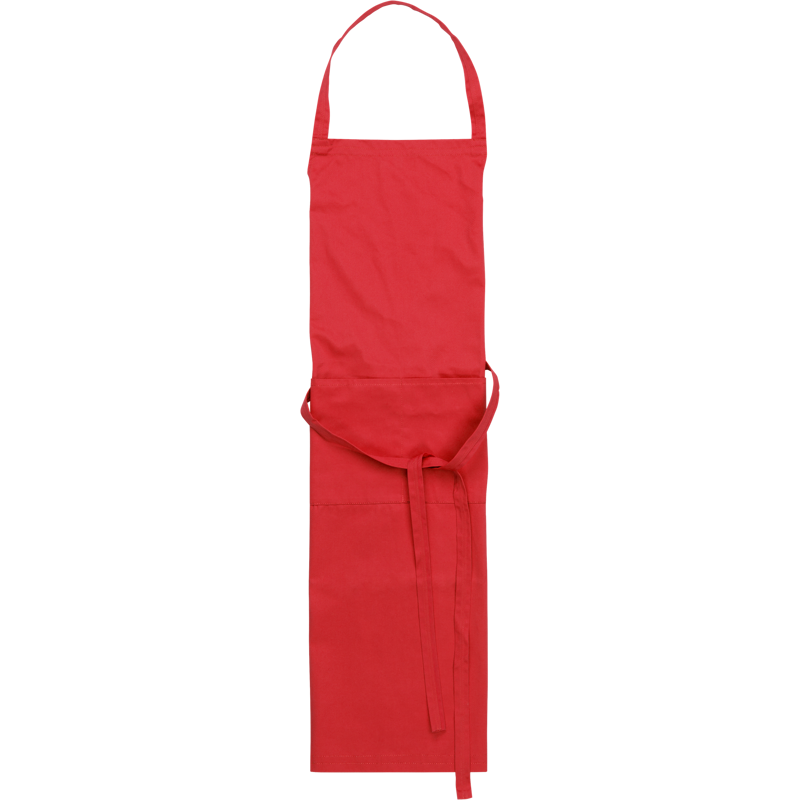 Cotton with polyester apron 7635_008 (Red)