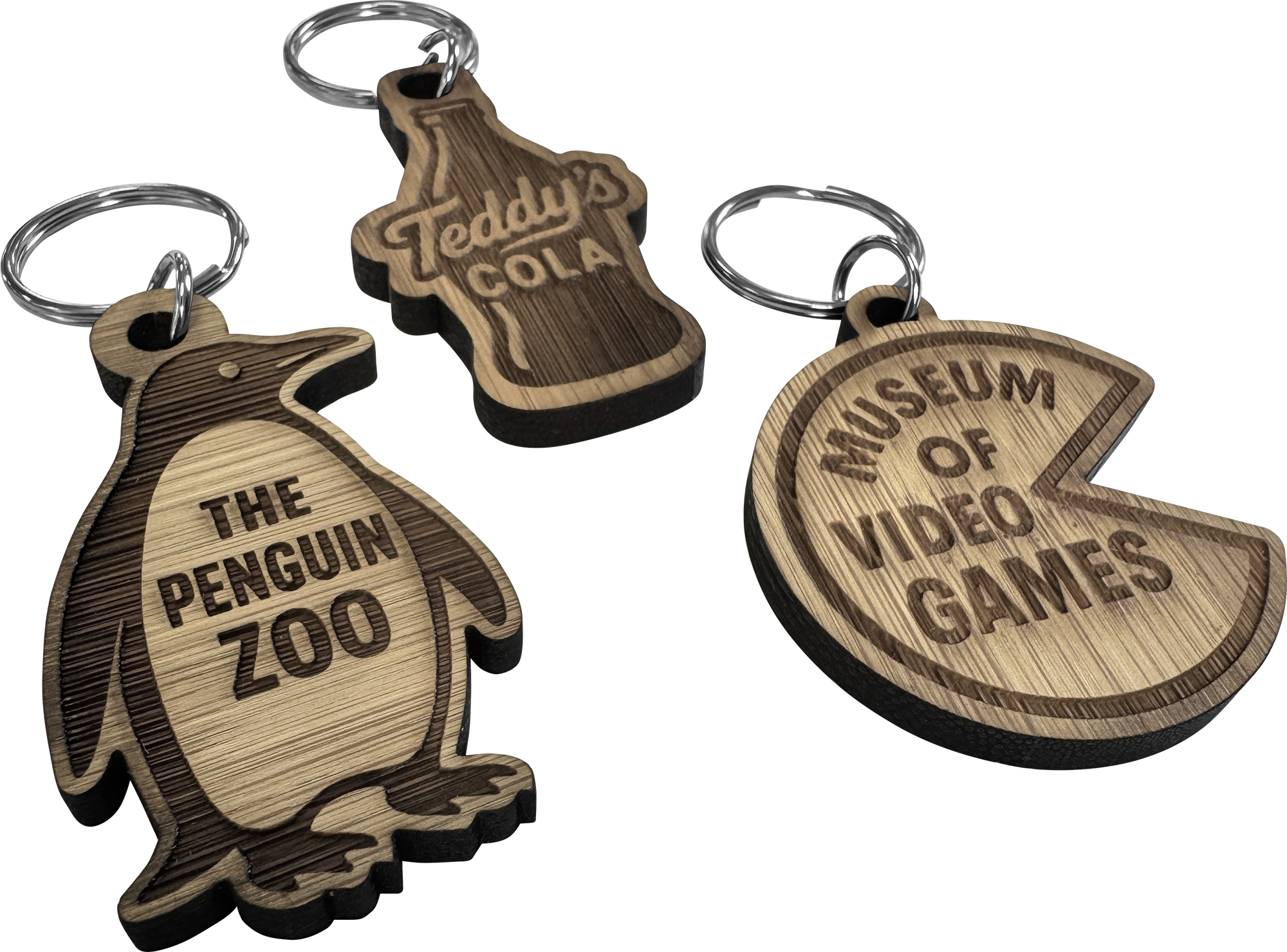 Picture of Bamboo keyring (Bespoke shape)