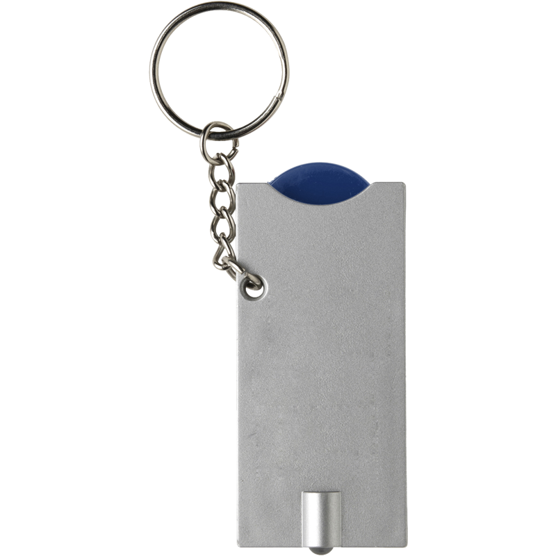Key holder with coin 1987_005 (Blue)