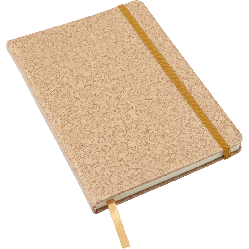 Notebook with cork print (approx. A5) 7257_011 (Brown)