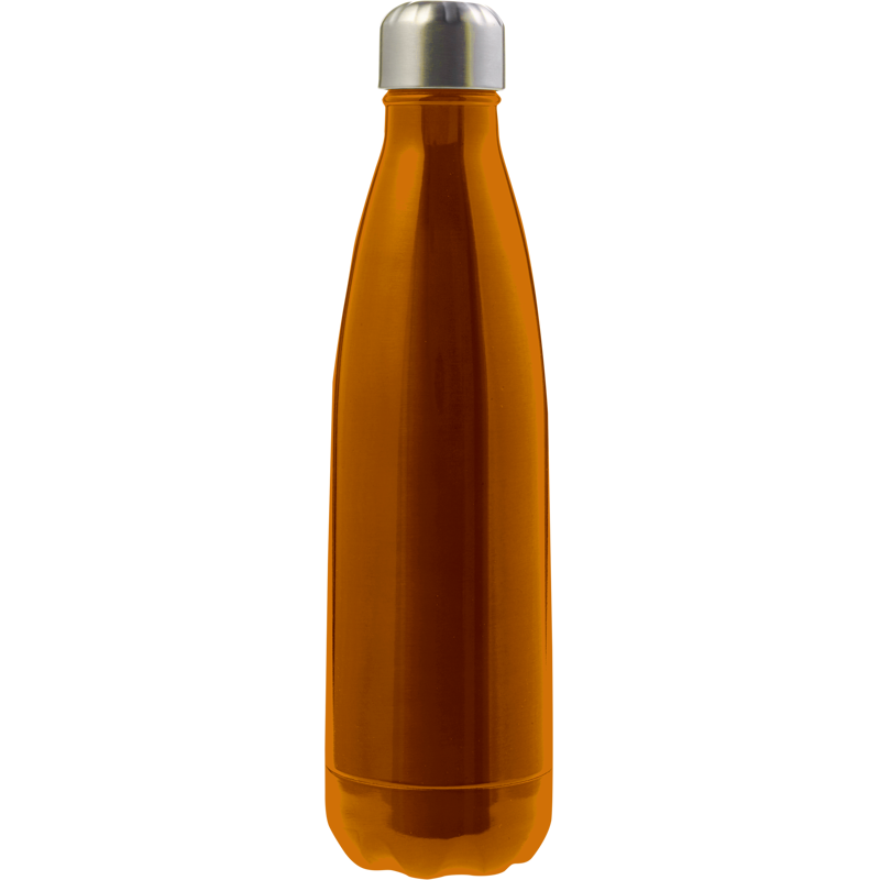 Stainless steel single walled bottle (650ml) 8528_007 (Orange)