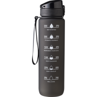 RPET bottle with time markings (1000ml) 1015136_001 (Black)