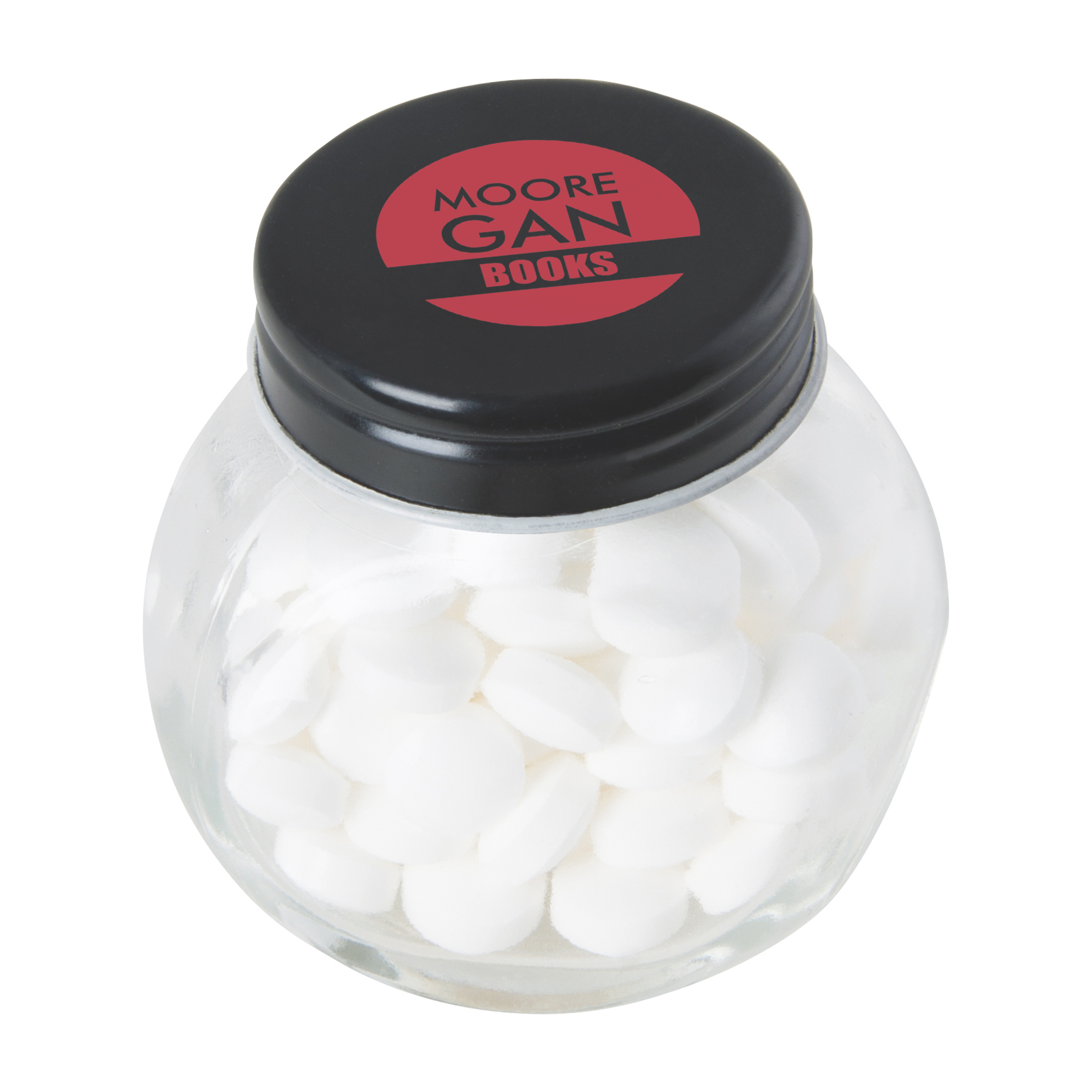 Picture of Small glass jar with dextrose mints