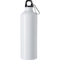 Aluminium single walled bottle (750ml) 8695_002 (White)