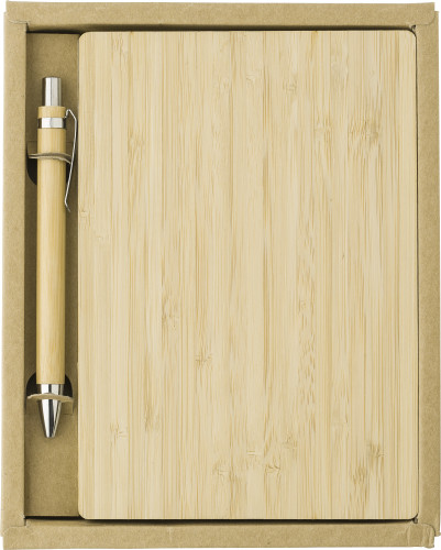 Picture of Bamboo covered notebook
