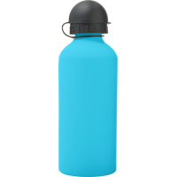 Aluminium single walled water bottle (600ml) 8567_018 (Light blue)