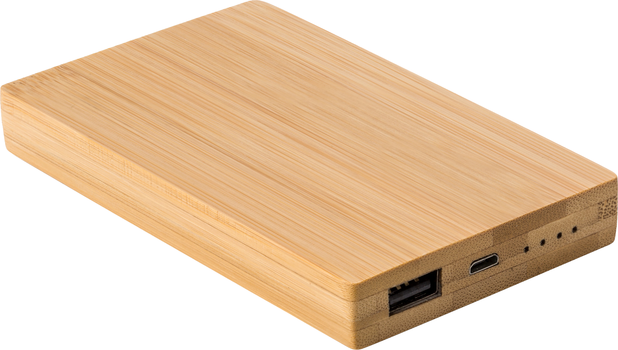 Picture of Bamboo power bank. (4000 mAh)